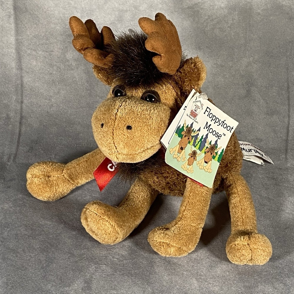 Canadian Moose Murphy Floppyfoot Friends‎ Stuffed Animal House Canada Fluffy 8"